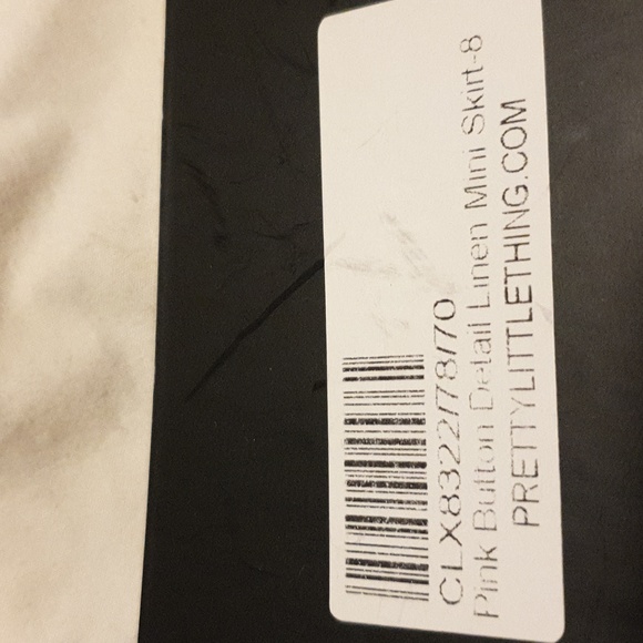 PRETTY LITTLE THINGS MINI SKIRT SIZE 10 - Picture 3 of 3